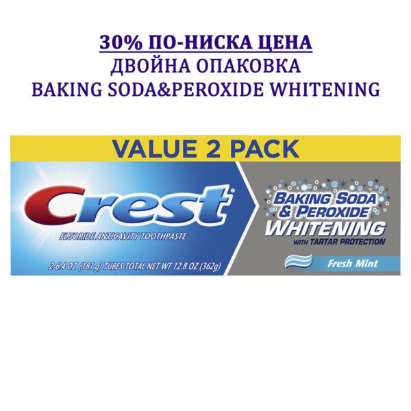 Crest Baking Soda Peroxide Whitening