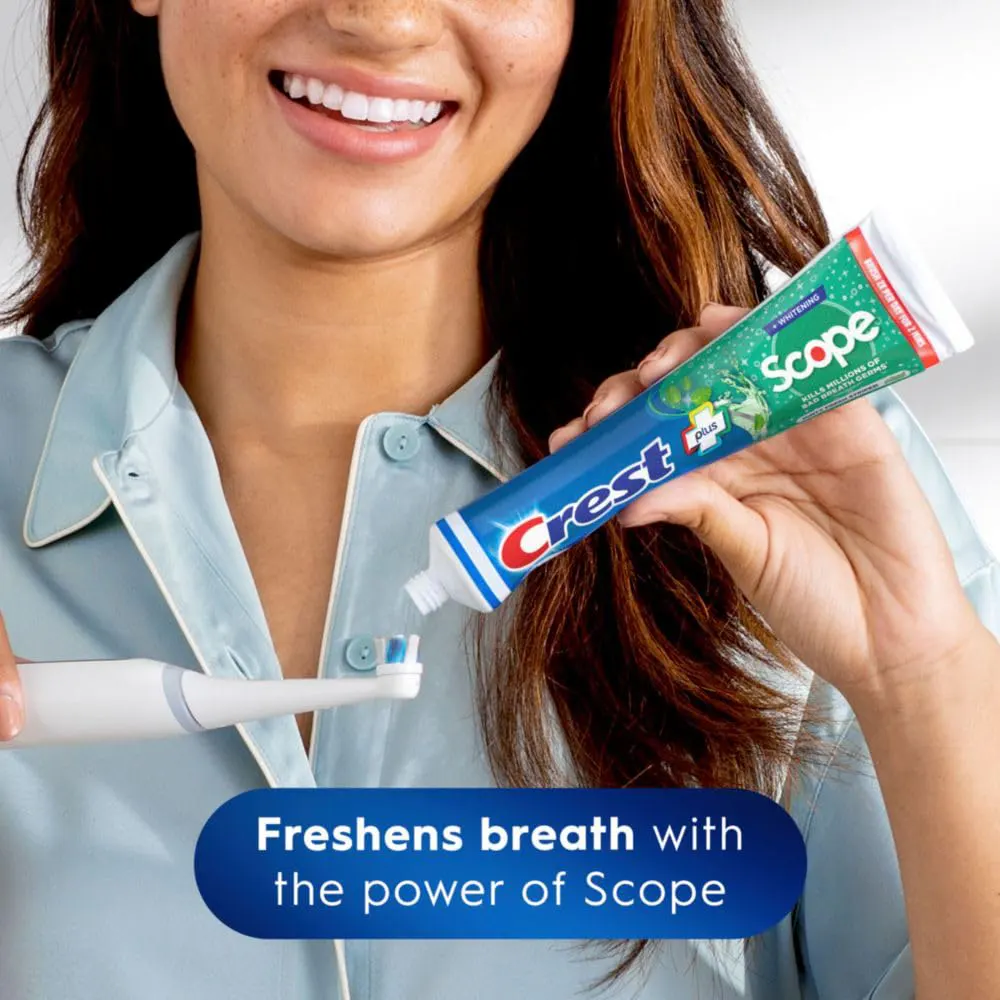 Избелваща паста Crest + Scope Whitening 3 броя (459гр) Crest BG Паста Crest Scope за зъби